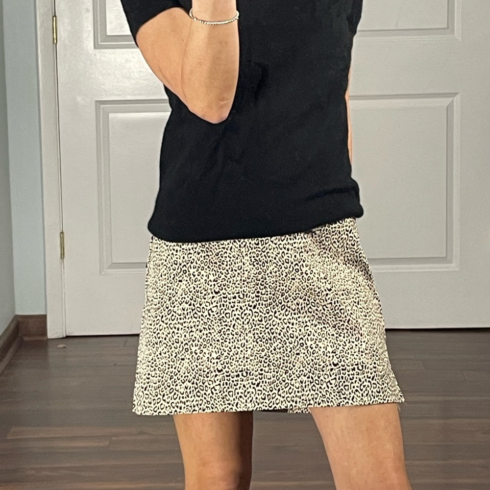 Vintage Dead Stock Cheetah Print Mini Skirt